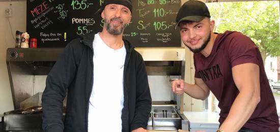 Carlo och Allan har en foodtruck ihop