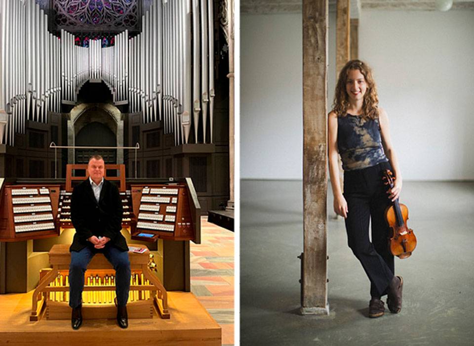 Bach för orgel och violin