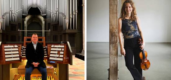 Bach för orgel och violin
