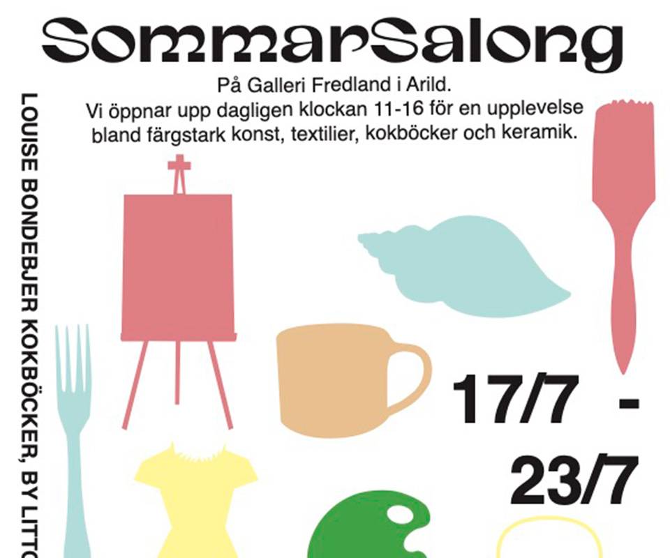 Årets SommarSalong på Galleri Fredland