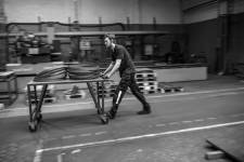 Gabriel Magnusson har bråttom till nästa uppgift.